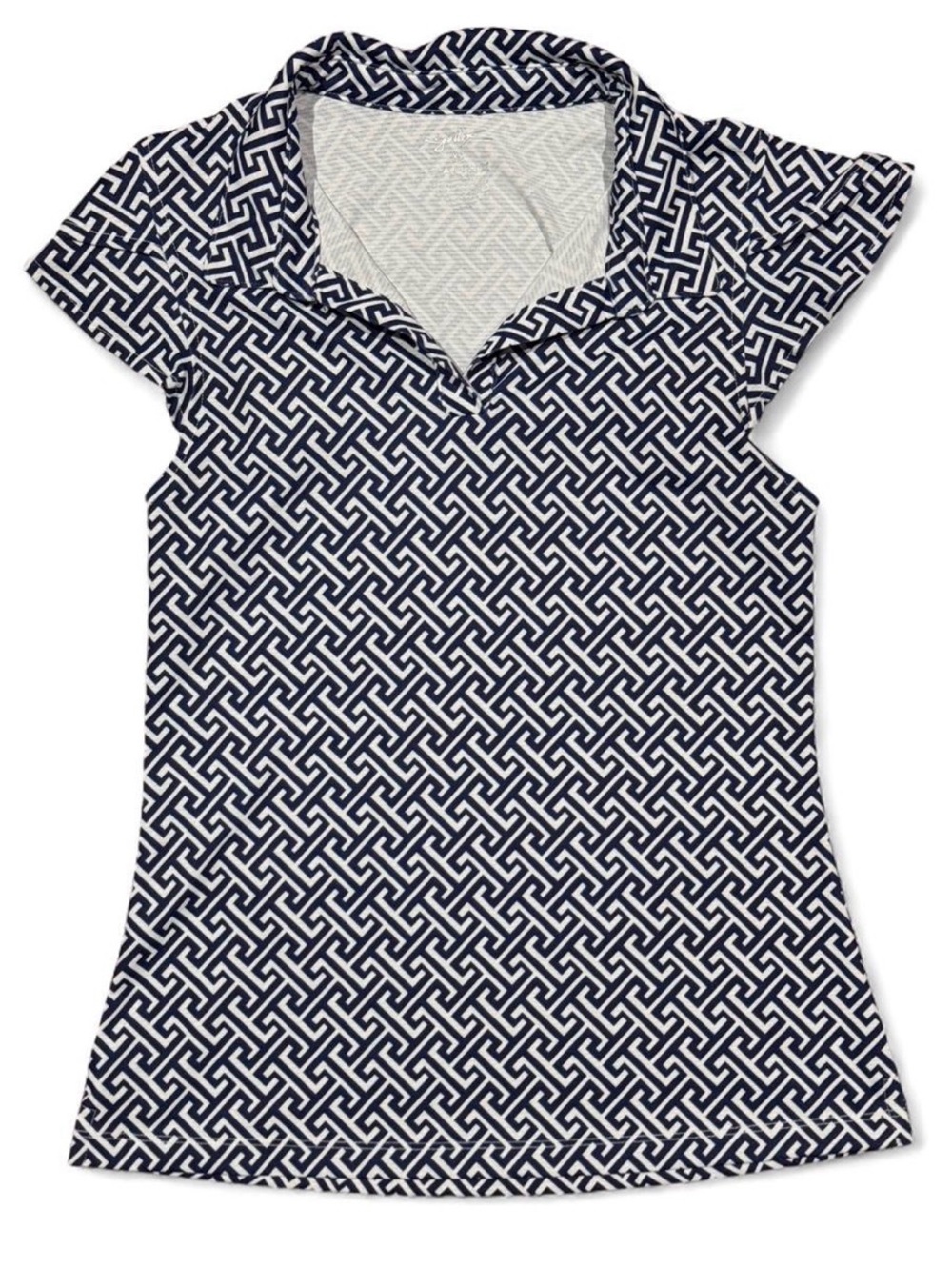 X by Gottex Navy & Blue Golf Tank Top